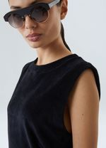 sleeveless plush gola