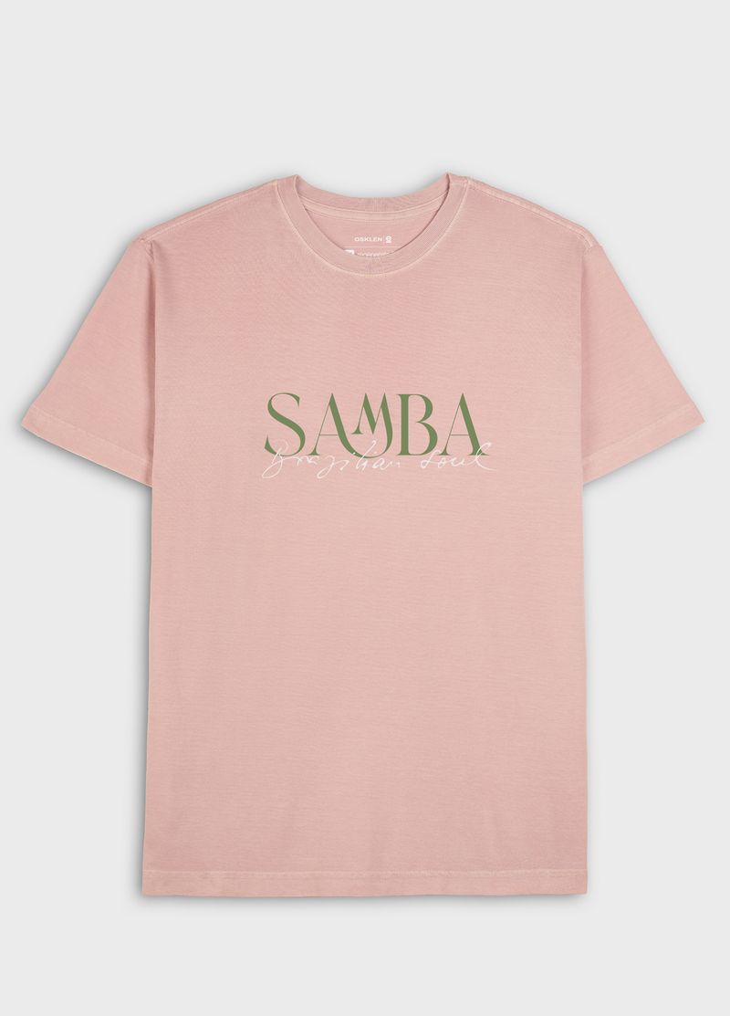 Tshirt Regular Stone Samba Serifado