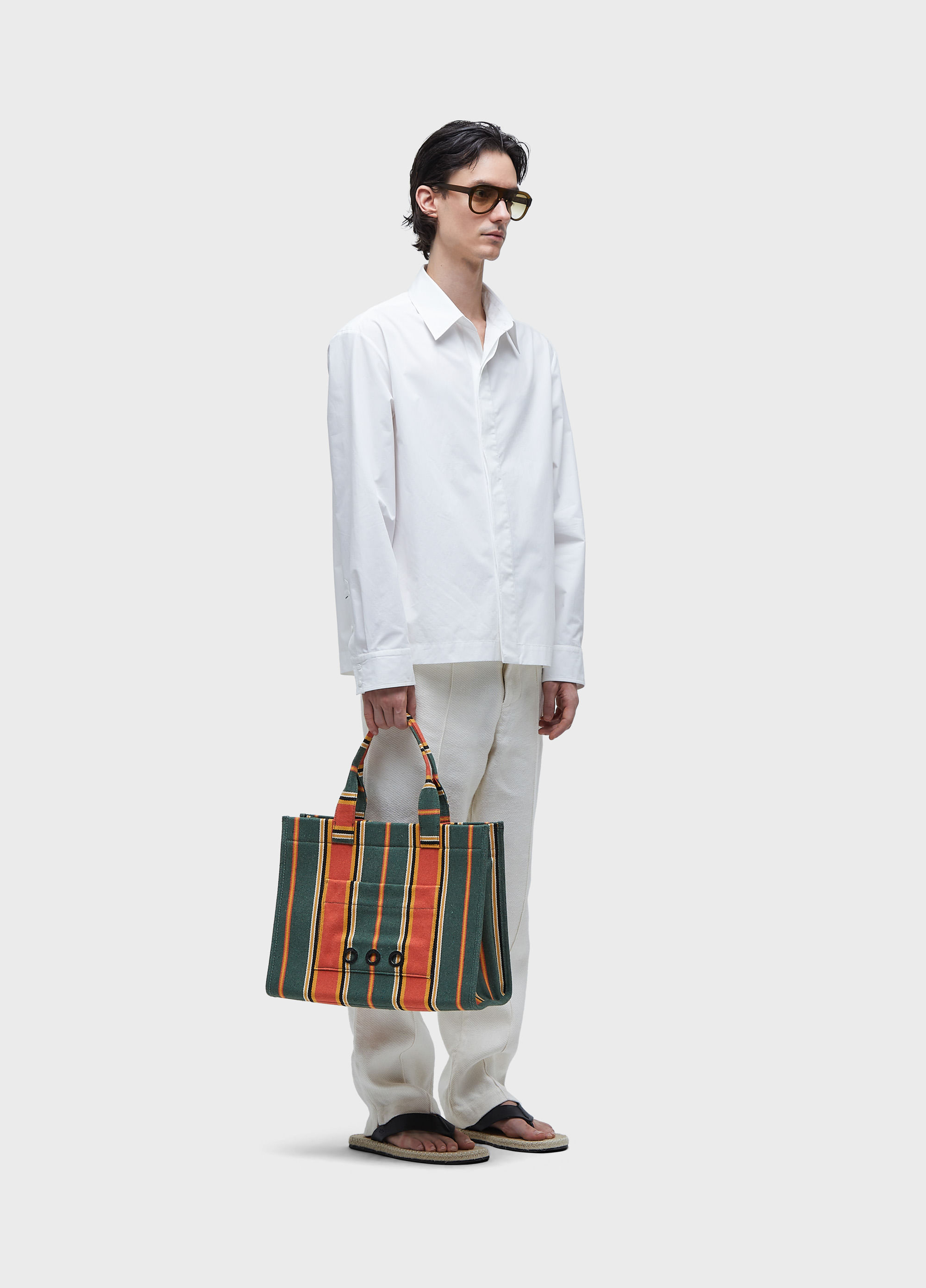 Bolsa tote color stripes