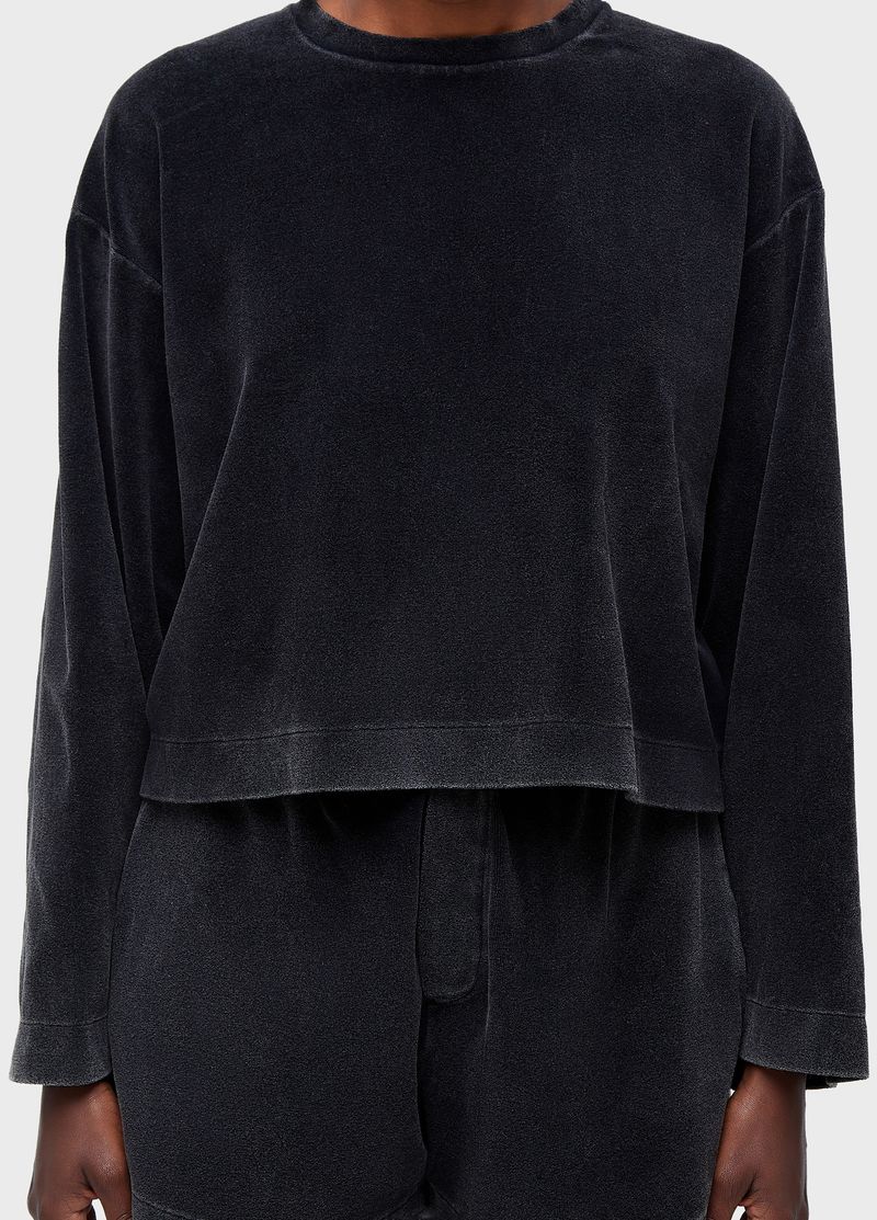 BLUSA ML PLUSH MARMORIZADA