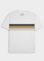 Big Shirt Listrado Preto Areia