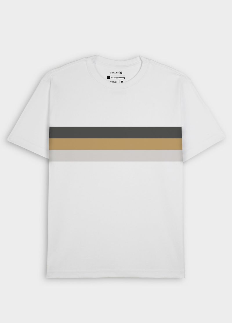 Big Shirt Listrado Preto Areia