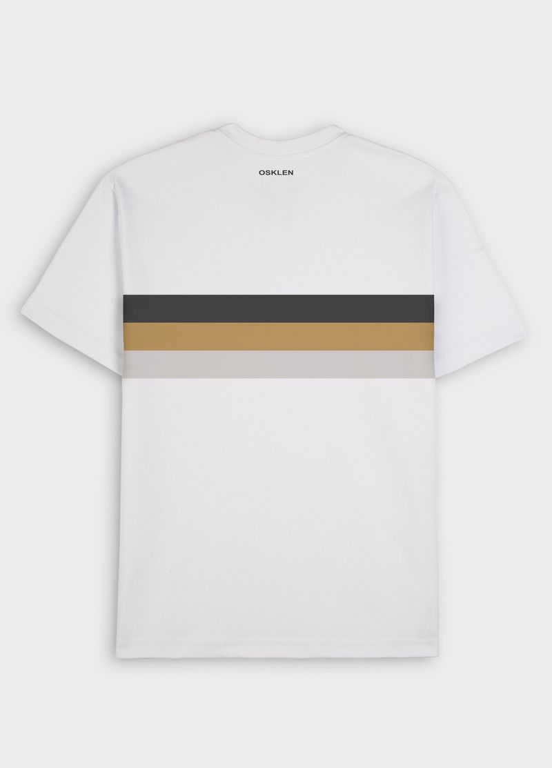 Big Shirt Listrado Preto Areia