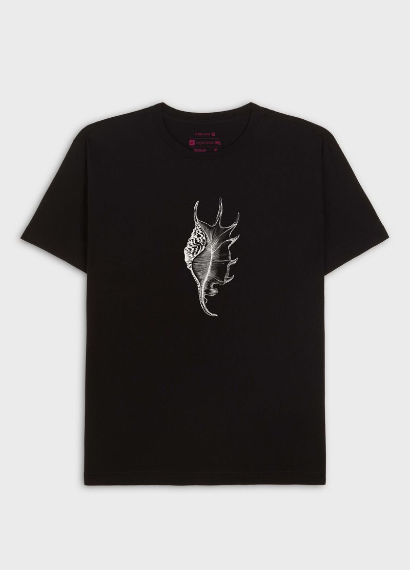 T Shirt Regular Vintage Dark Sea