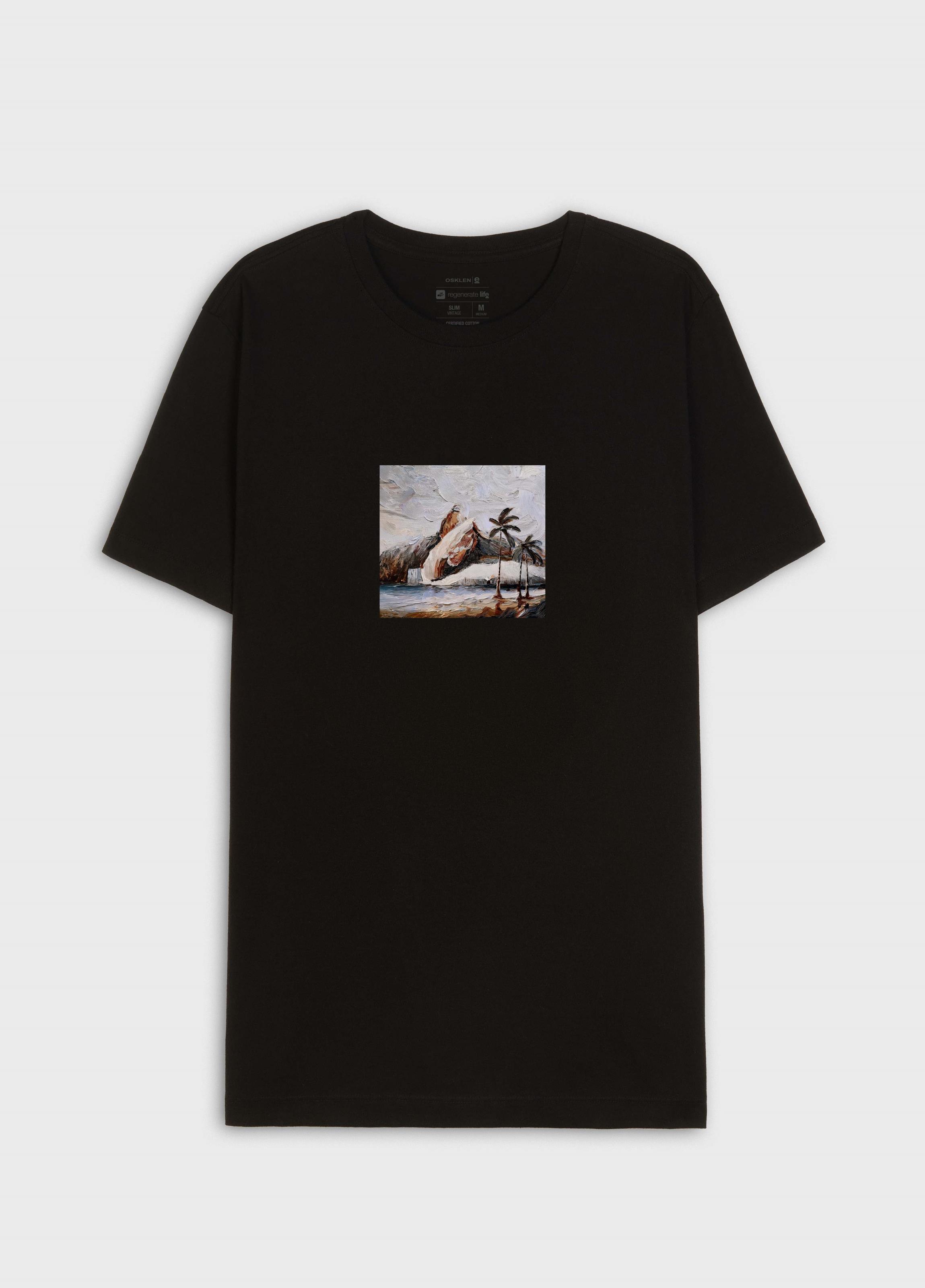 Tshirt Slim Vintage Rio Paisagem
