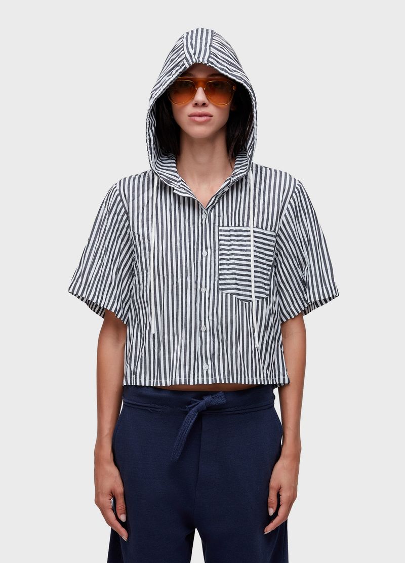 CAMISA MC CAPUZ WRINKLE TRICOLINE