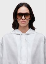 CAMISA MLCAPUZ CROPPED WRINKLE TRICOLINE
