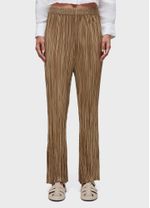 CALCA RETA PLISSE GOLD