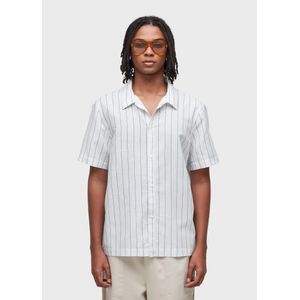 Camisa bleu stripes mc