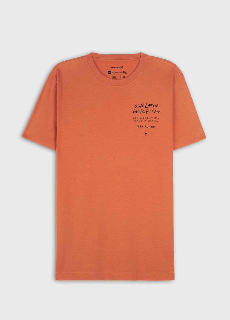 T SHIRT SLIM VINTAGE SURF HANDWRITING MC