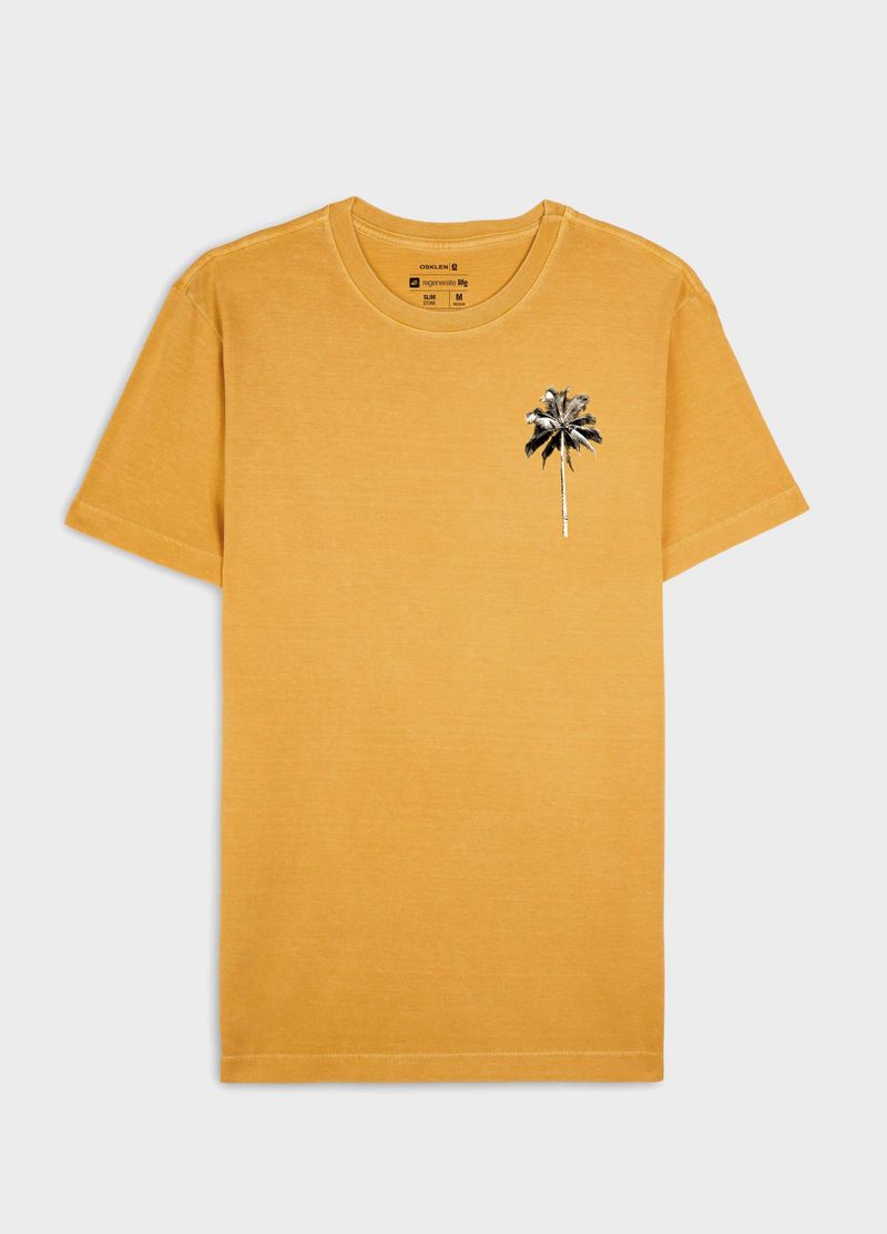 T SHIRT SLIM STONE COQUEIRO MC