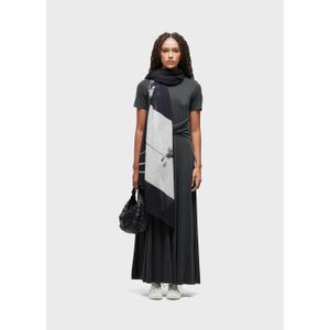 Vestido washed touch transpasse