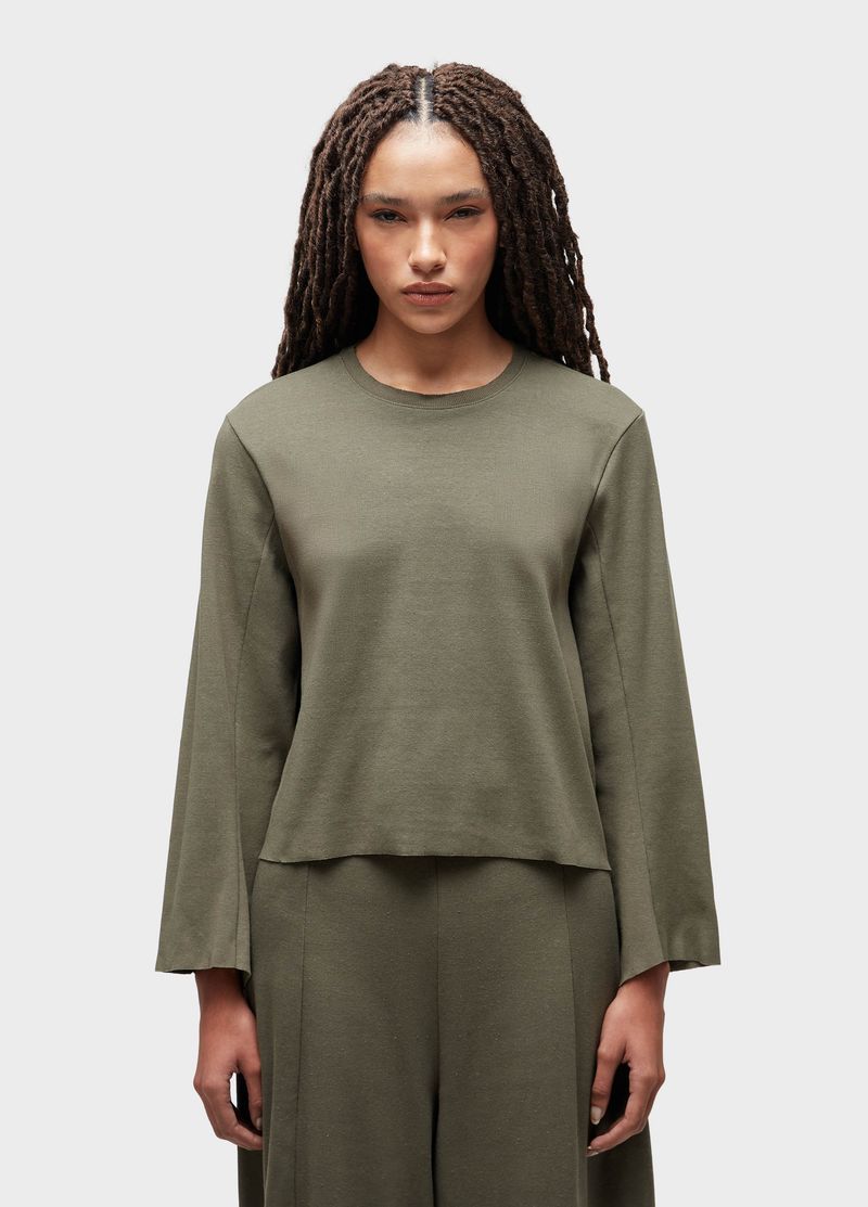 BLUSA ML MALHA RUSTICA