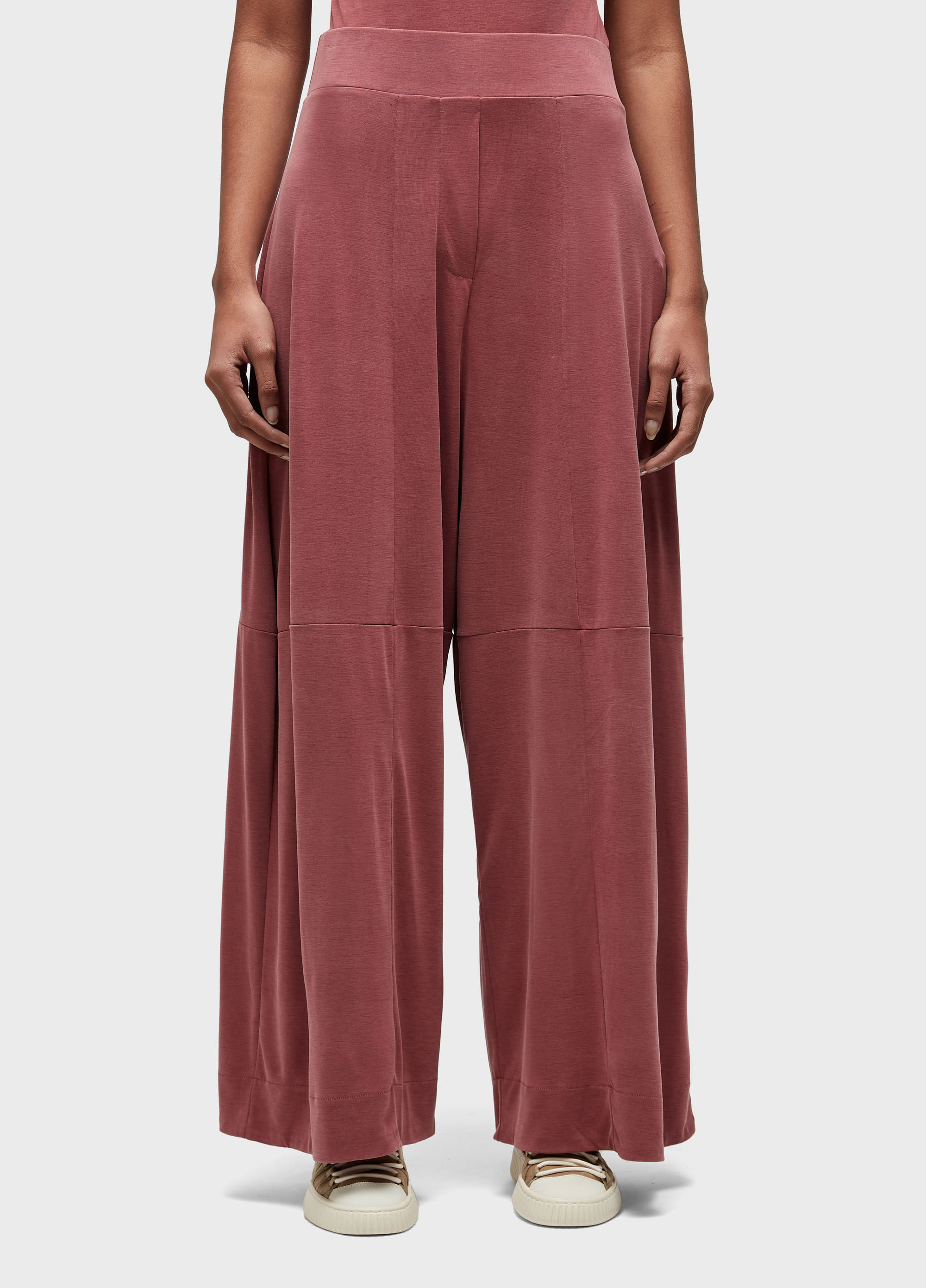 Calça recortes washed touch