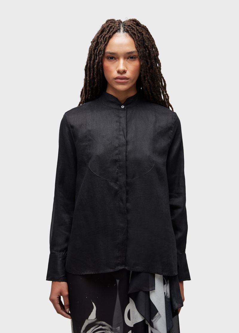 CAMISA SMOKING LINEN