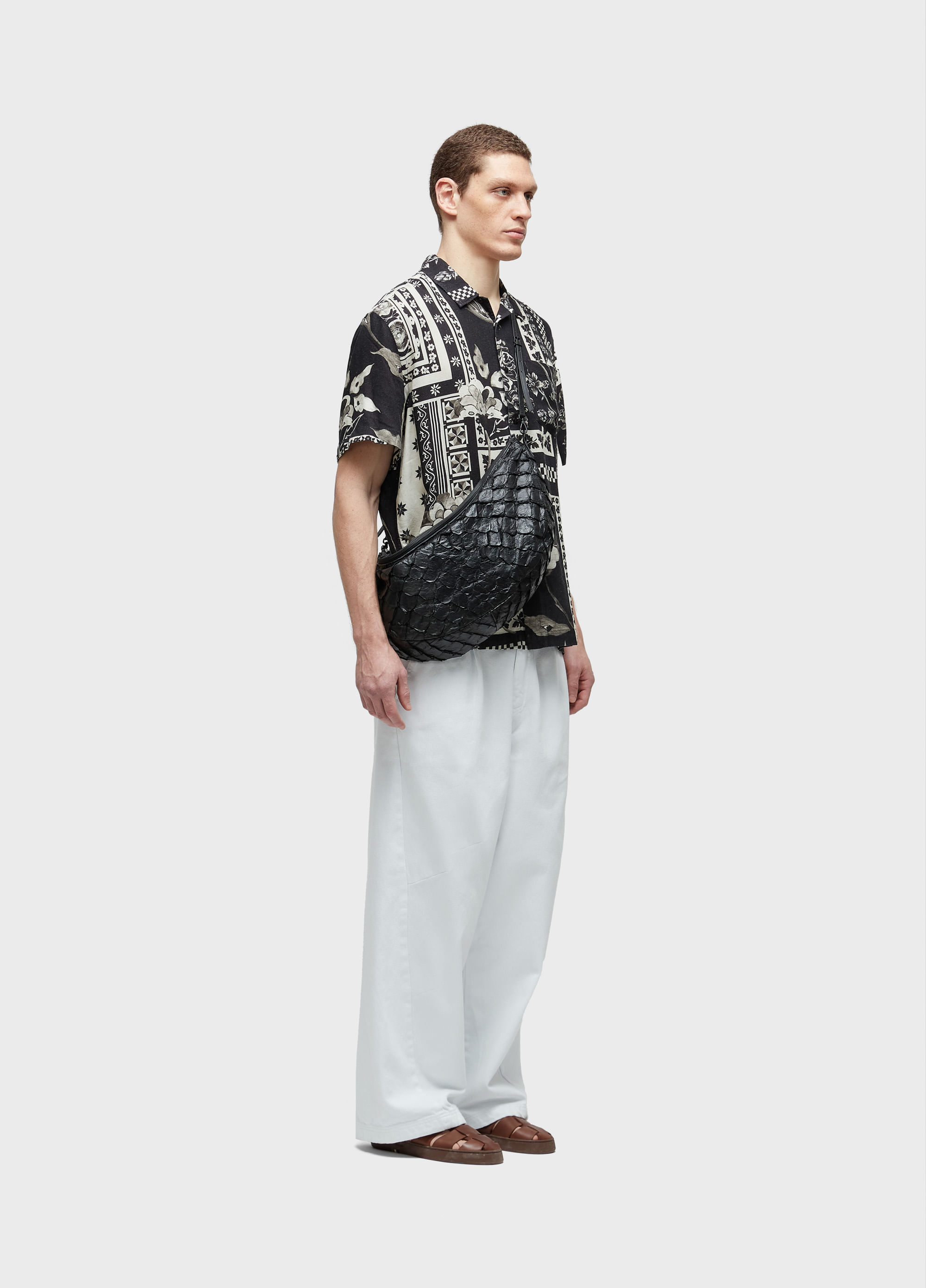 CAMISA LINEN PATCH MC