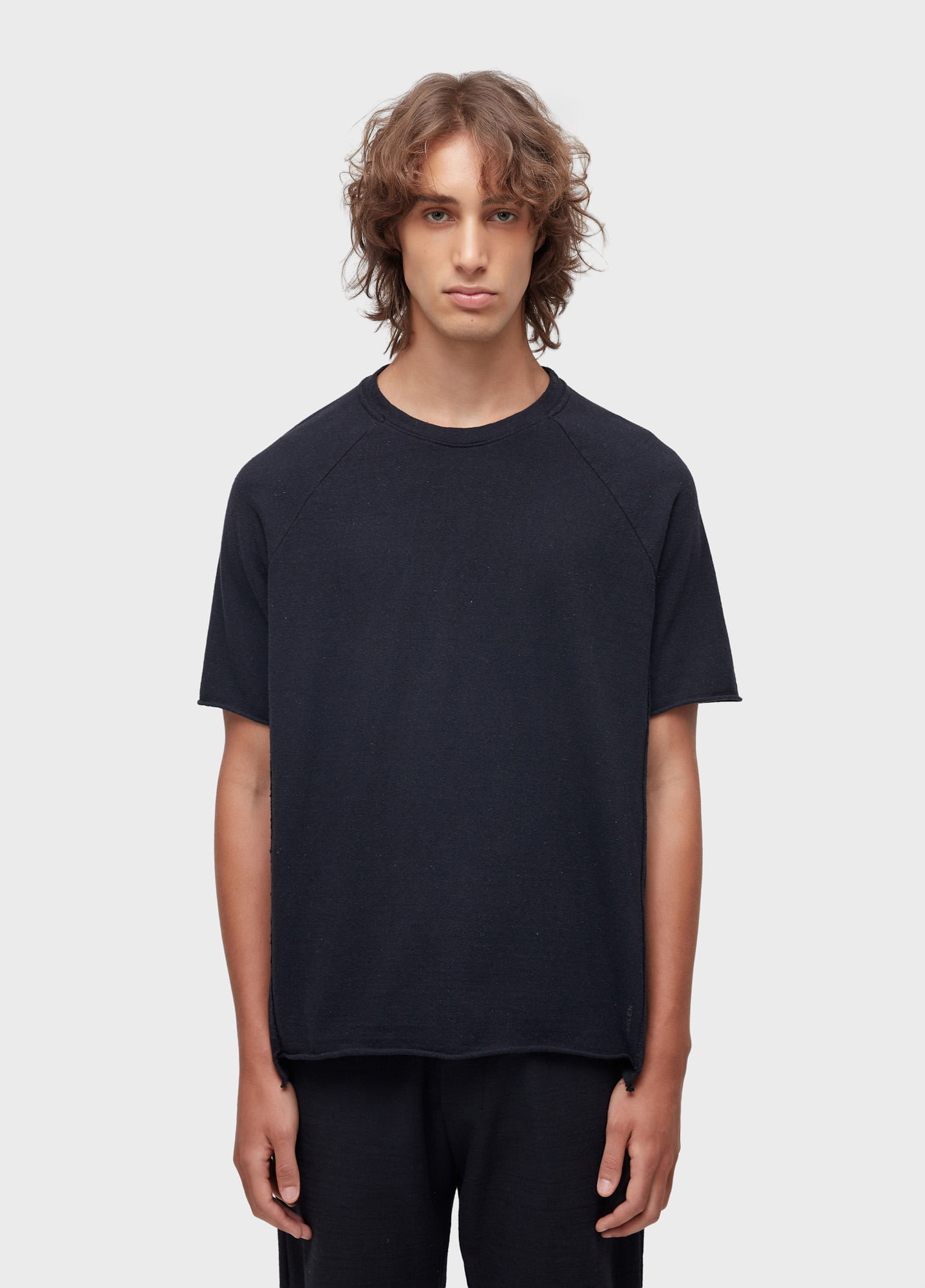 T-shirt descolado yogue