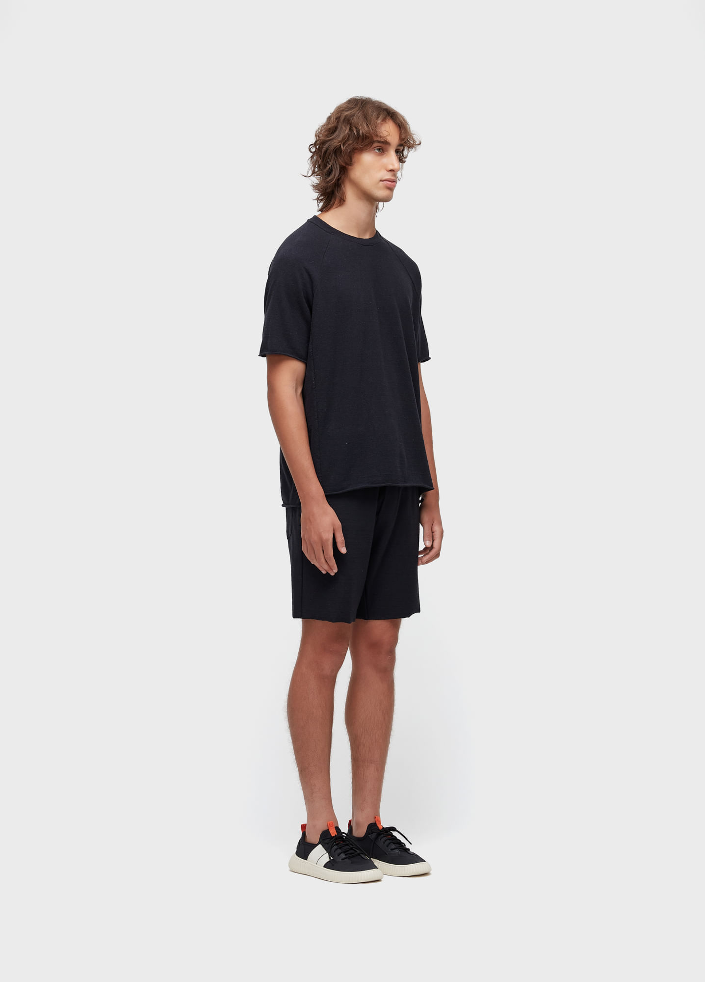 T-shirt descolado yogue
