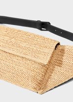 BOLSA POCHETE RAFIA
