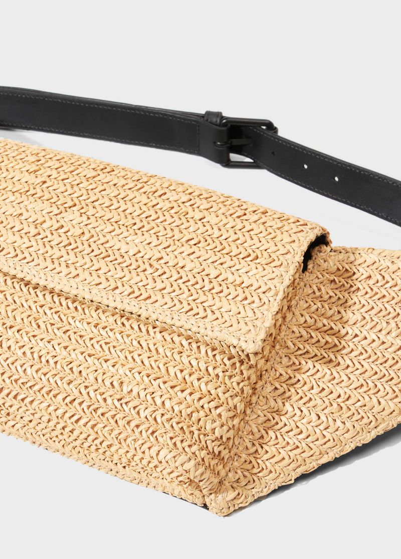 BOLSA POCHETE RAFIA