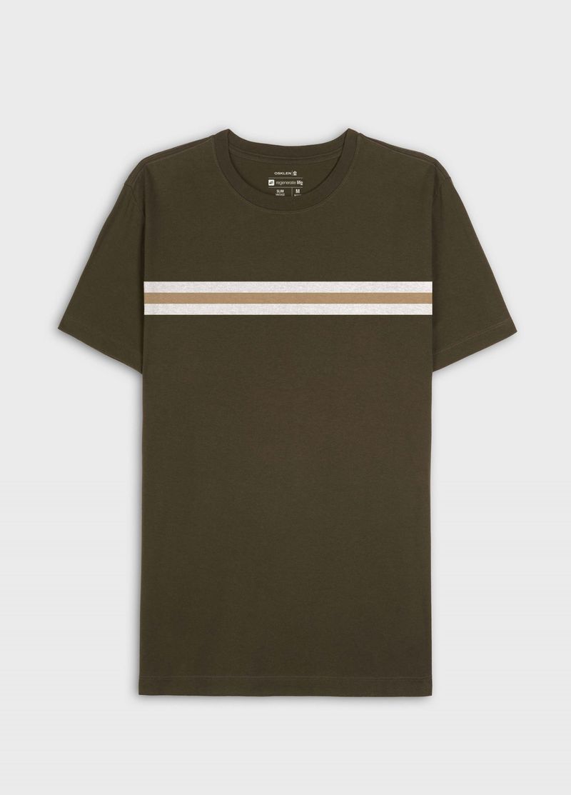 T SHIRT VINTAGE 3 STRIPES MC