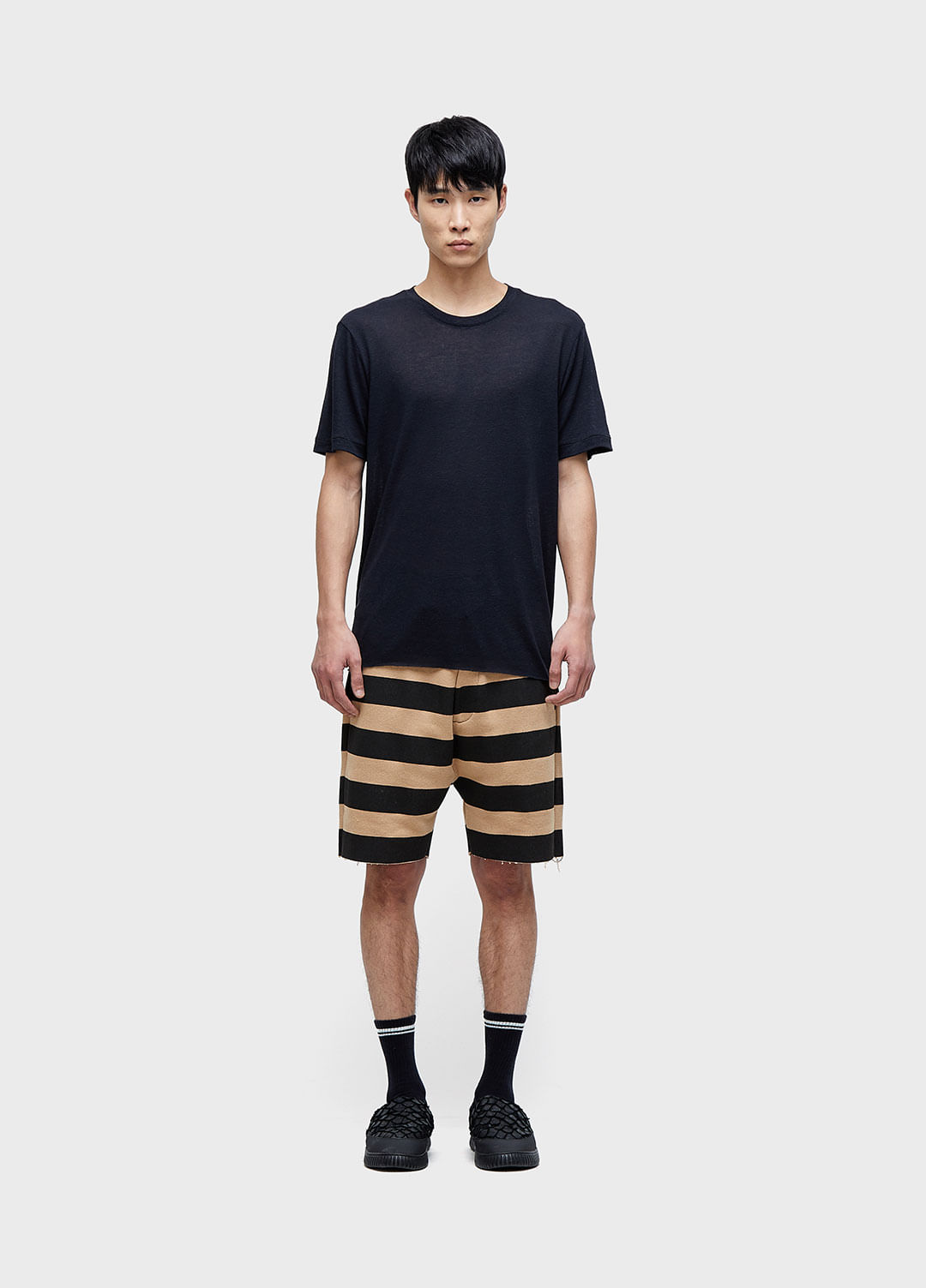 BERMUDA CASUAL MASC LISTRADA OVER