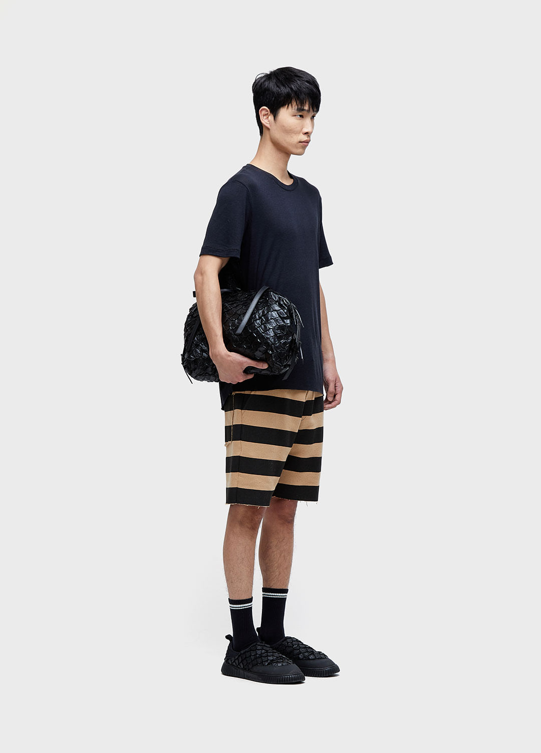 BERMUDA CASUAL MASC LISTRADA OVER