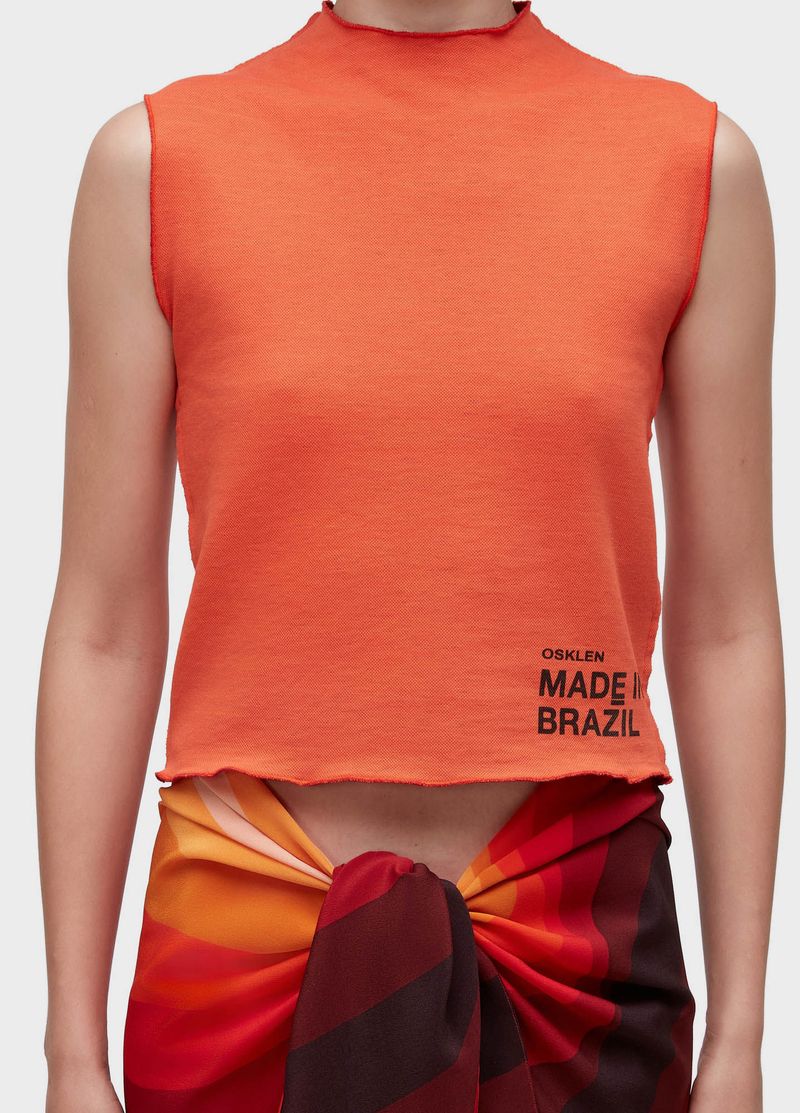 BLUSA SLEEVELESS CAVADA DOUBLE FACE RUG