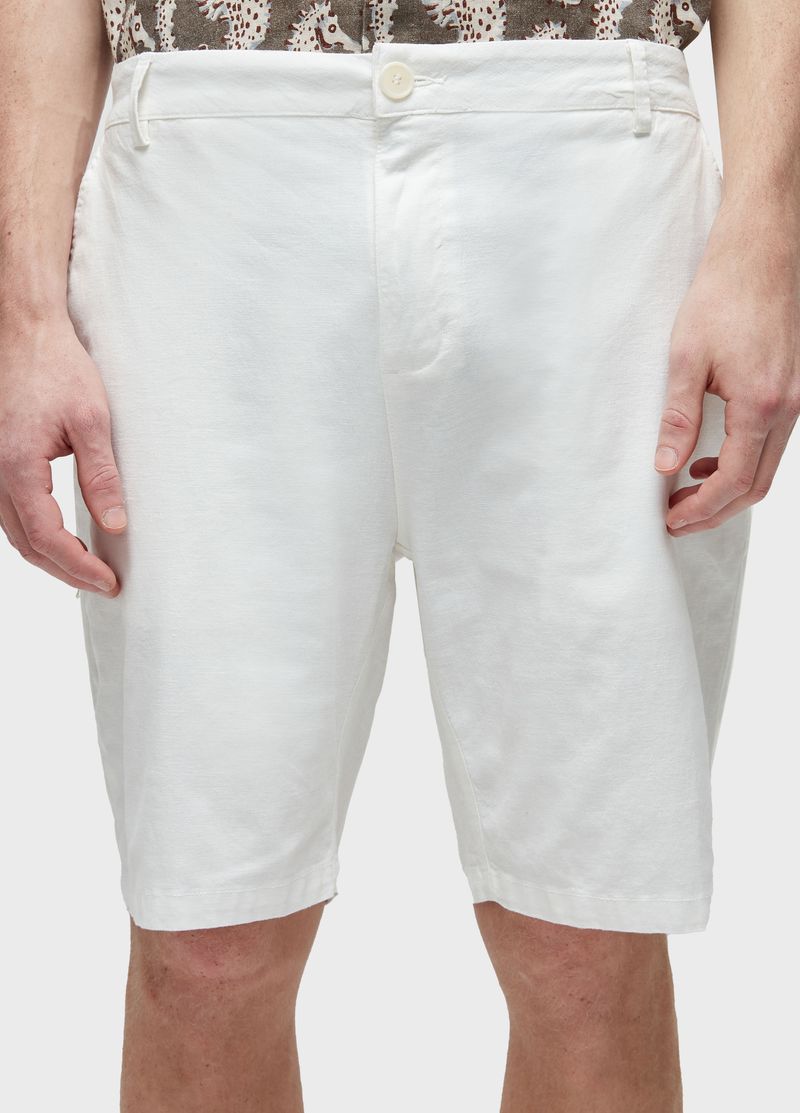 BERMUDA ALFAIATARIA BASIC LINEN