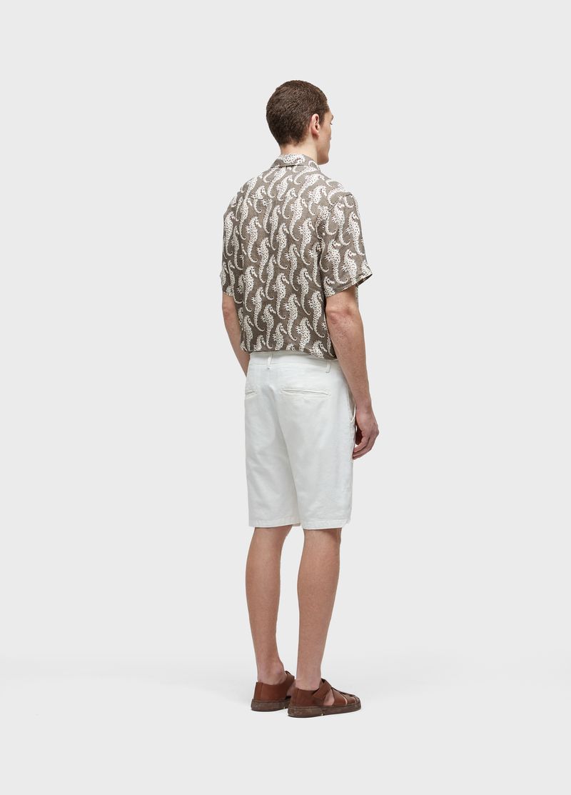 BERMUDA ALFAIATARIA BASIC LINEN
