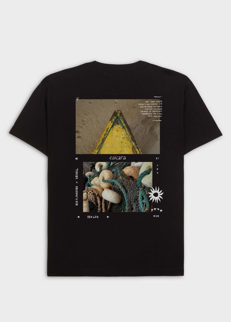 Tshirt Regular Vintage Caiçara Textura