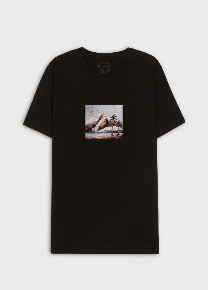 Tshirt Slim Vintage Rio Paisagem