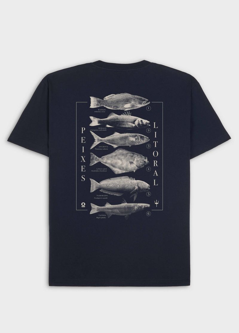 Tshirt Regular Vintage Peixes do Litoral
