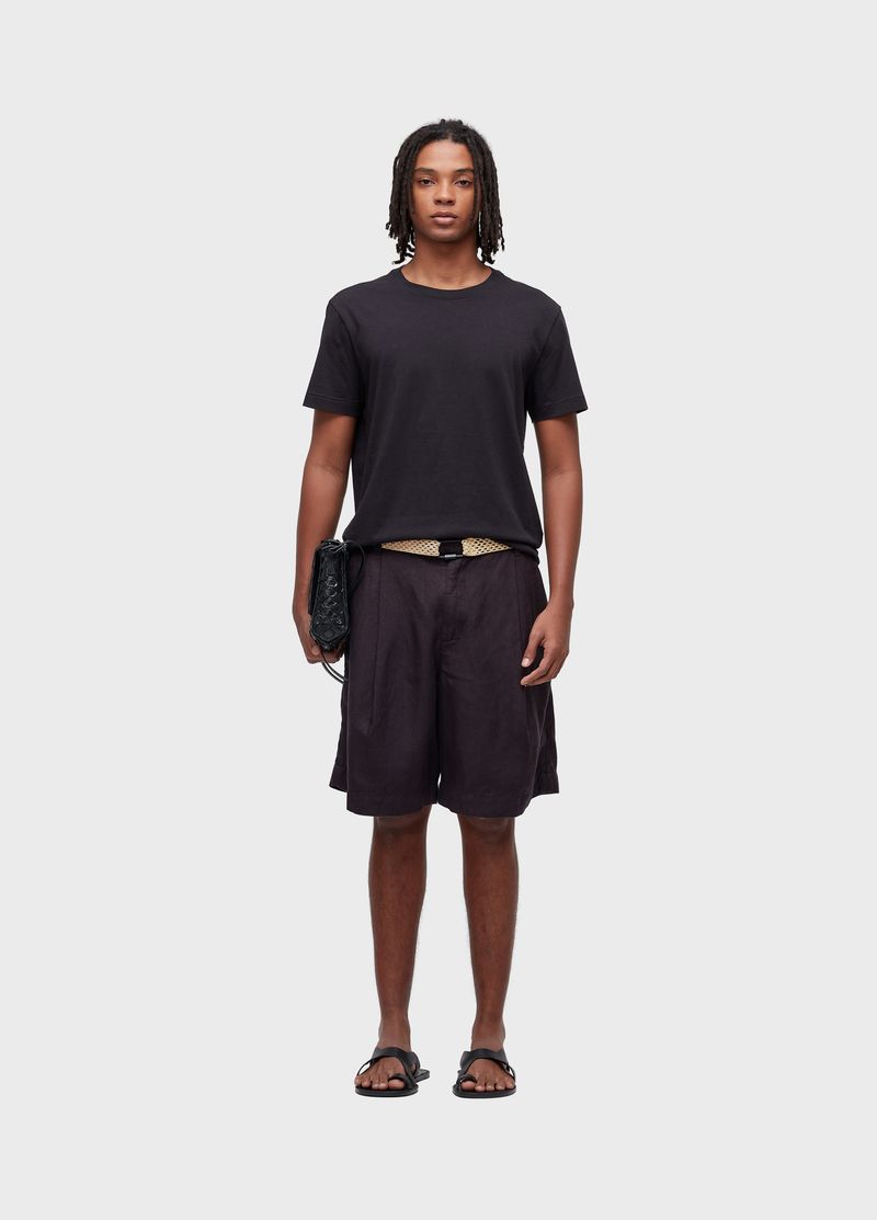 BERMUDA ALFAIATARIA LINEN OVER