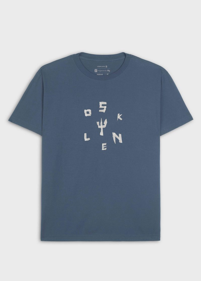 T Shirt Regular Vintage Osklen Tape
