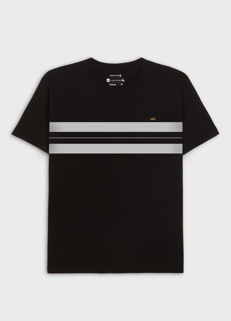 Tshirt Regular Vintage Listrado Pranchão