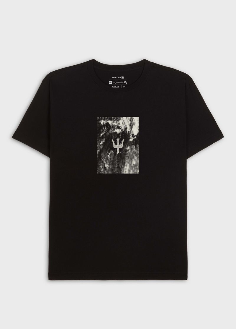 Tshirt Regular Vintage Tridente Areia