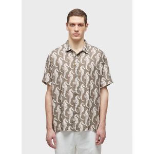 Camisa linen seahorse green mc