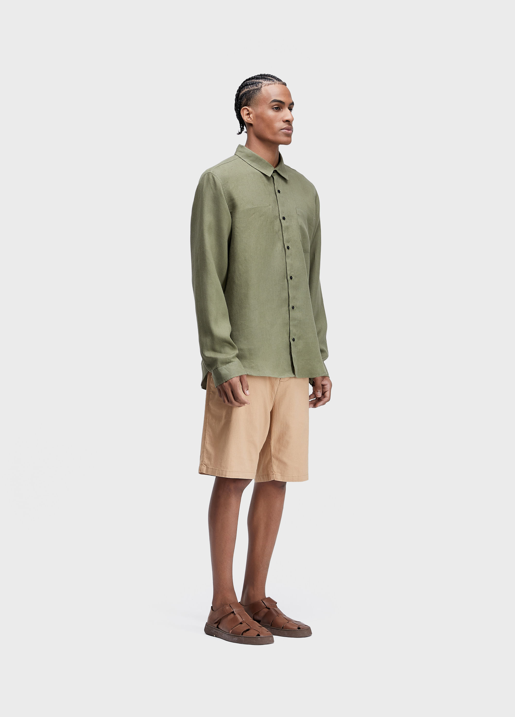 Camisa classic linen
