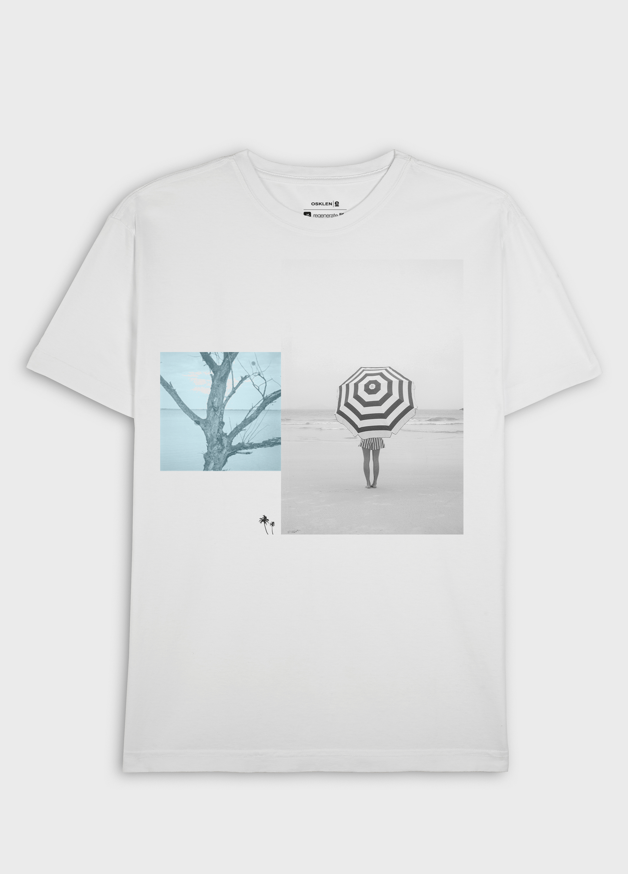 T-shirt stone beach stripes