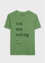 TSHIRT ORGANIC ROUGH WE ARE NATURE