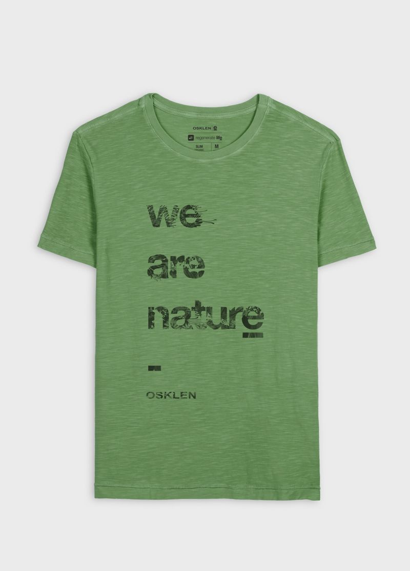 TSHIRT ORGANIC ROUGH WE ARE NATURE