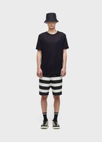 BERMUDA CASUAL MASC LISTRADA MOLETOM