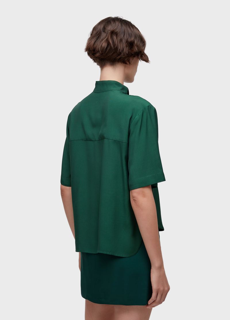 CAMISA MANGA CURTA BORDADO DAISY