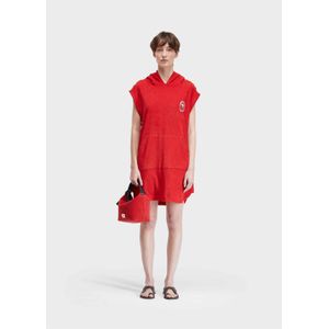 Vestido colete atoalhado listrado janeiro hotel