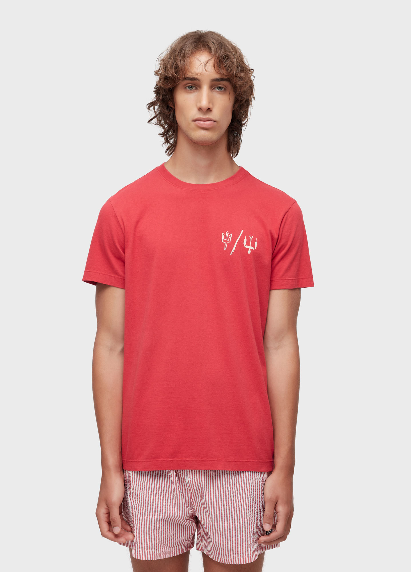 T-shirt slim vintage kite icons MC