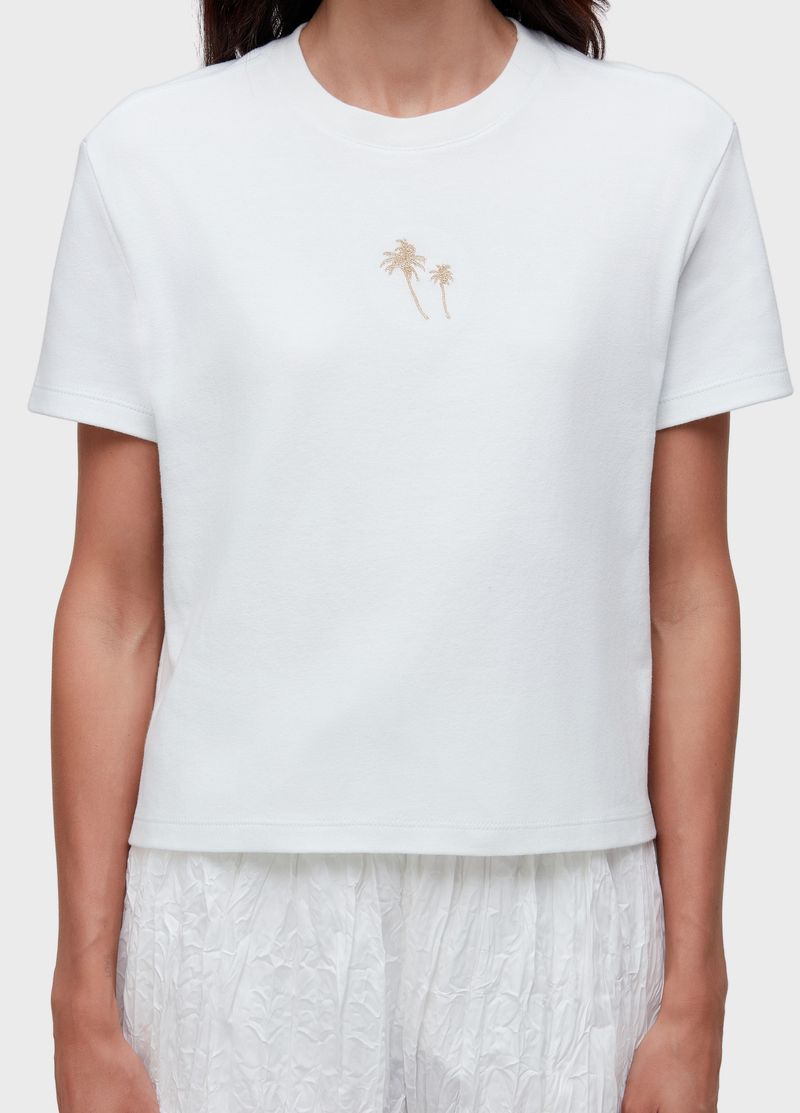 TSHIRT FEM BORDADO COQUEIROS