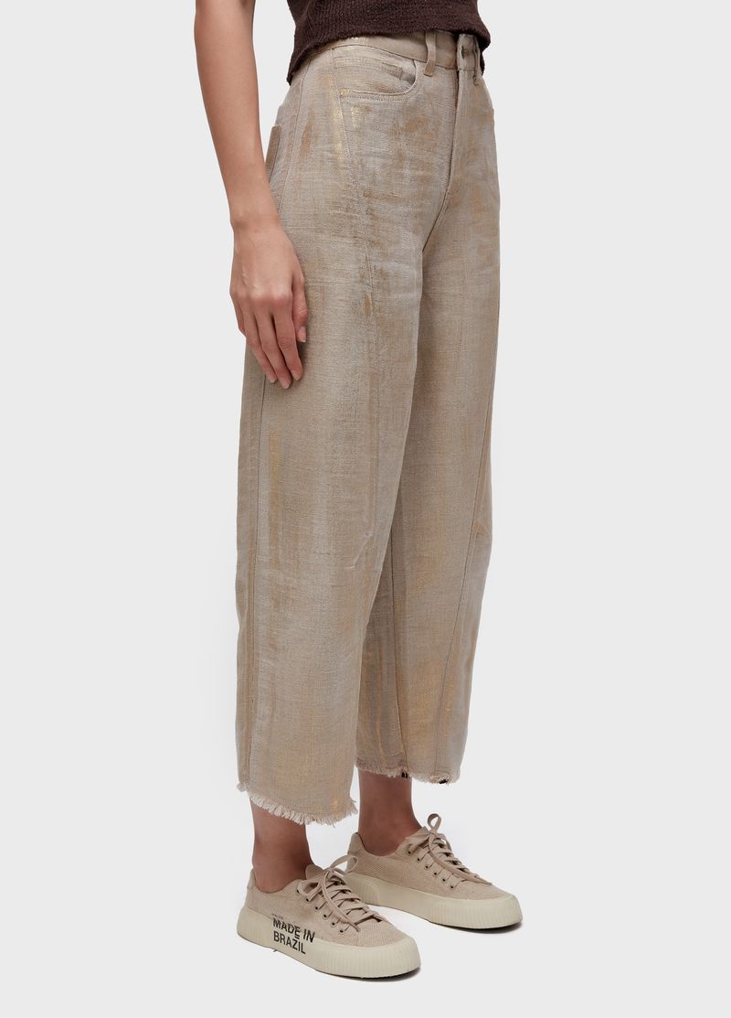 CALCA RECORTES JUTA GOLD