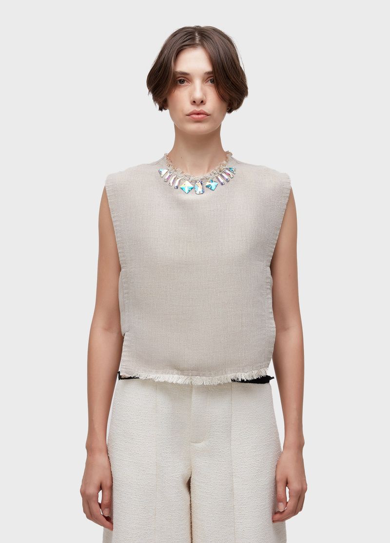 BLUSA COLETE JUTA CRISTAIS