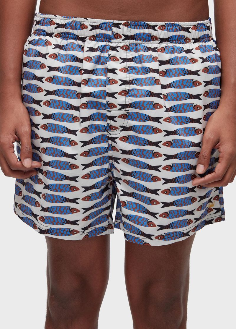 BEACH SHORT AQUAONE FLEX CARDUME